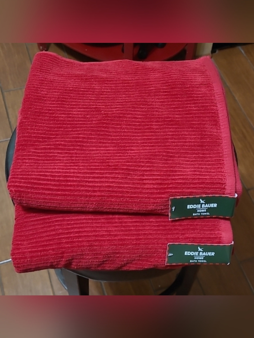 Eddie Bauer Ribbed Bath Towel